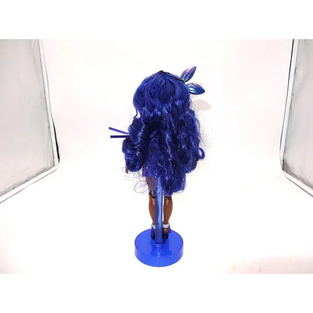 Rainbow High Krystal Bailey Purple Fashion Doll With Accessories & Display Stand